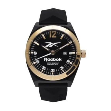Reebok RV-LGA-G3-PBIB-A2 Black Silicone Strap Men Watch 